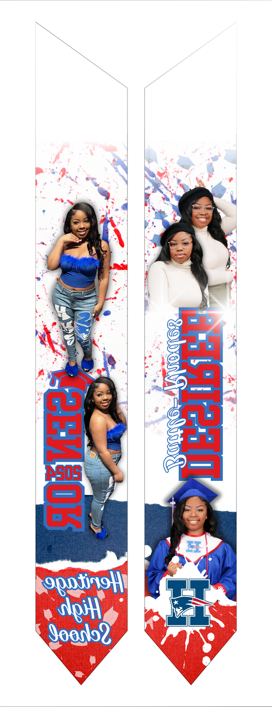 Custom Grad Stole